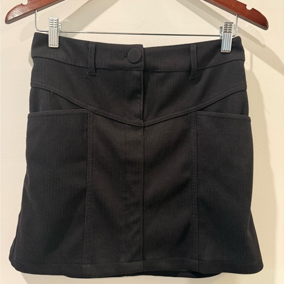House of Harlow 1960 Black Corduroy Skirt Size S - Picture 1 of 4